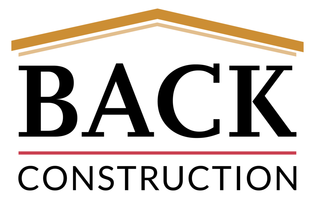 BACK CONSTRUCTION The best Home Remodeling Contractor Logo