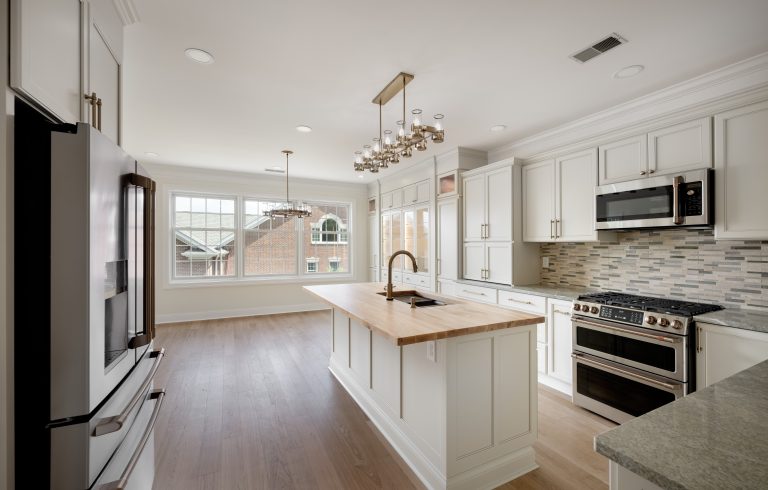 Custom home remodeling design in Lexington, KY featuring an open-concept living space and elegant finishes.