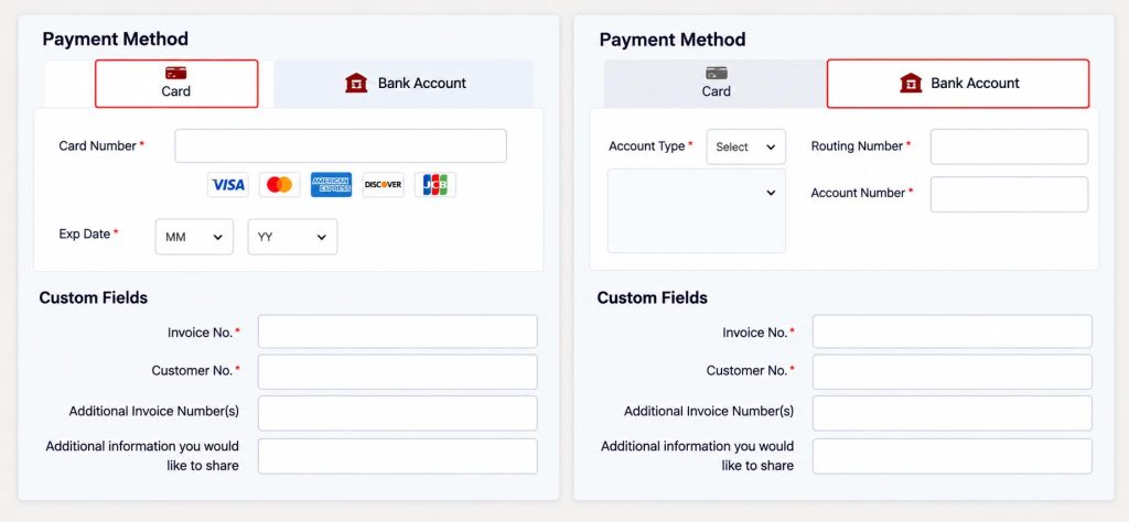 Secure payment for existing invoices KY